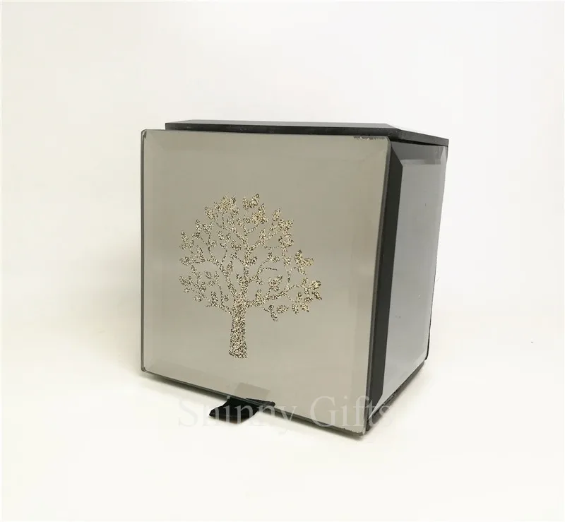 2017 Новый дизайн стеклянная коробка безделушка для ювелирных изделий Свадебные