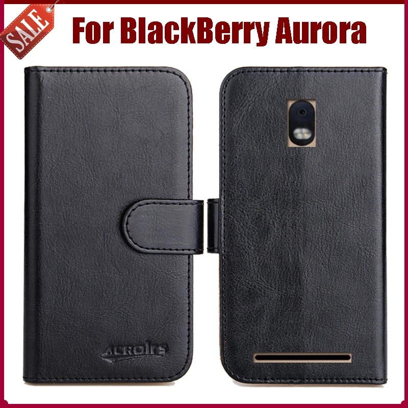 

Hot Sale! BlackBerry Aurora Case New Arrival 6 Colors High Quality Flip Leather Protective Cover Case Phone Bag