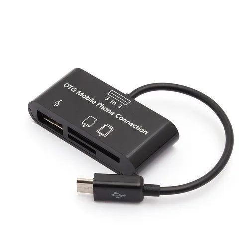 3в1 OTG USB Micro USB SD TF кард-ридер адаптер для samsung Galaxy Tab 3 Tab4 S7 S6 S5 s4 s3 Note 5 Note4 Android Phone