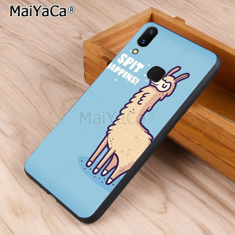 MaiYaCa милый мультяшный Альпака животное силикон мягкий модный чехол для телефона