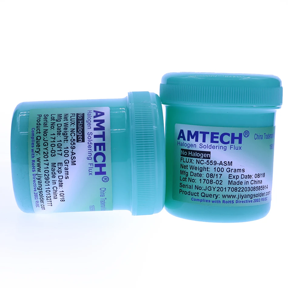 100% оригинальная паяльная паста AMTECH NC 559 ASM BGA PCB No Clean для сварки