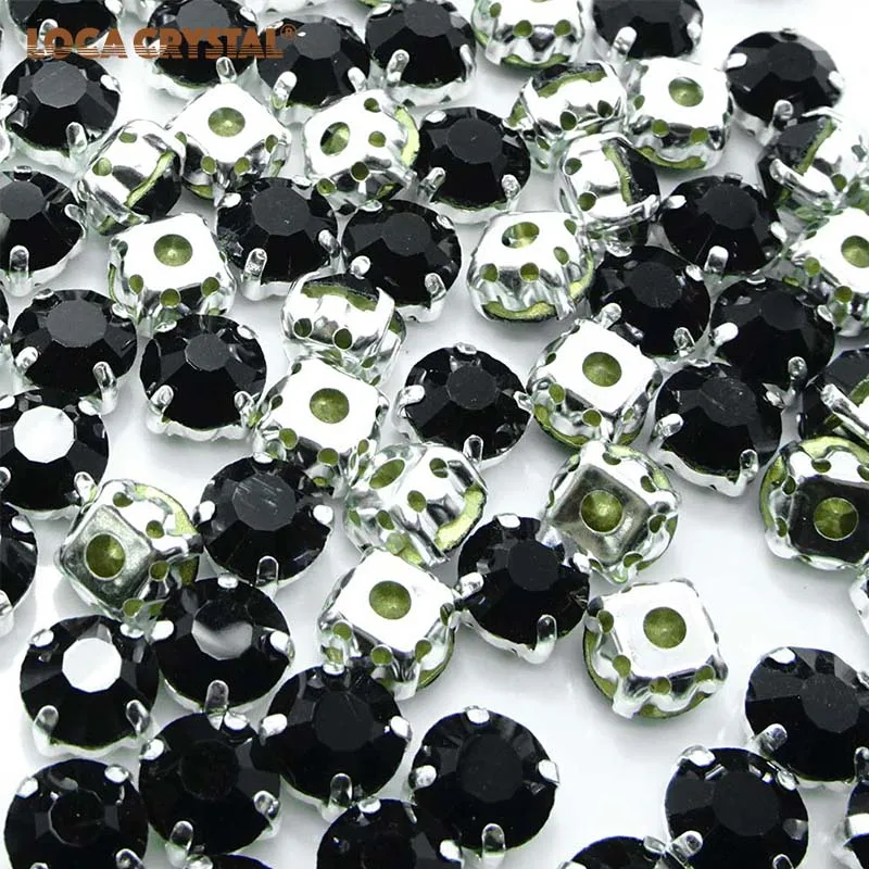 Украшение для платья Jet Color стразы женщин украшение одежды LOCACRYSTAL|Стразы| |