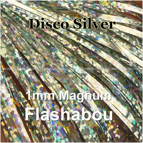 20 шт./упаковка Голографическая мишура для рыбалки 1 мм|magnum flashabou|holographic tinseljigging lure |