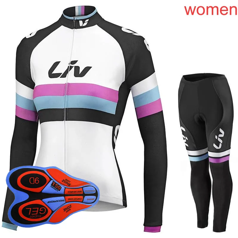 jersey and pants 09 Ropa Ciclismo Mujer, комплект из Джерси для велоспорта,, женская одежда для горного велосипеда, одежда с длинным рукавом, дышащая, для горного велосипеда, спортивная одежда Y032602 - Цвет: jersey and pants 09
