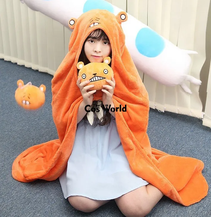 Himouto! Мягкая теплая накидка с капюшоном для косплея из аниме Умару Чан|anime cosplay