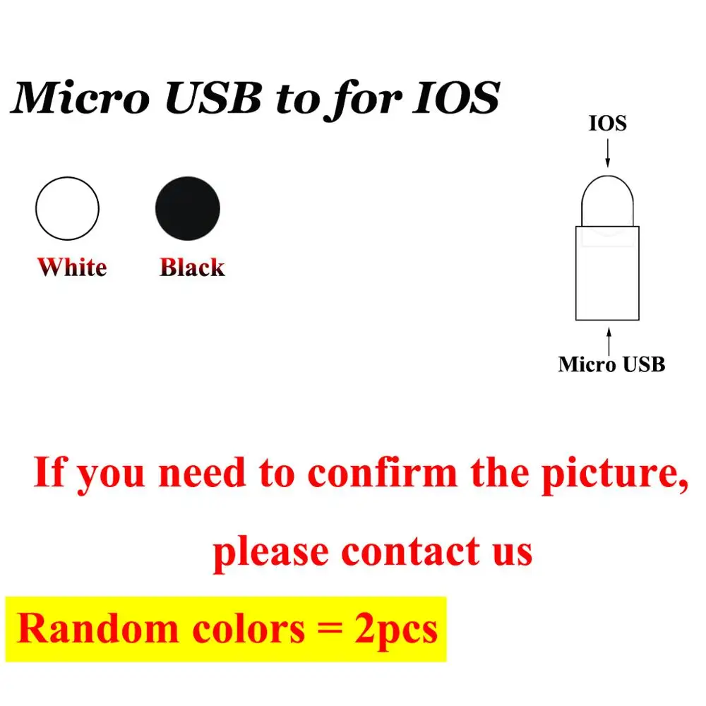 Адаптер YuXi 2 шт./лот Type C штекер на Micro USB/для iphone /USB 3 0 гнездо USB OTG адаптер Поддержка