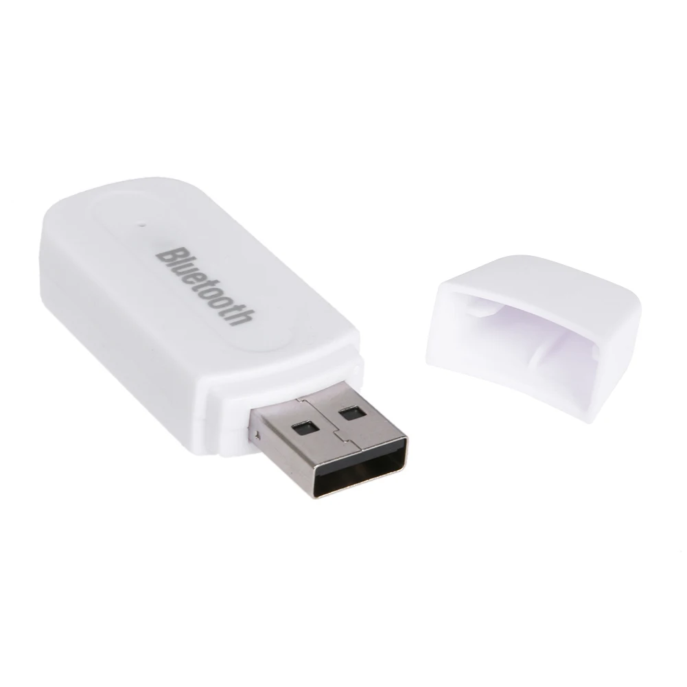 Мини портативное соединение через USB и беспроводное, через Bluetooth аудио сигнала приемник адаптер USB мощность 3,5 мм штекер Bluetooth адаптер с аудио кабелем