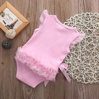 Детский комбинезон принцессы розовый с бантом для маленьких девочек 2017 | Детская