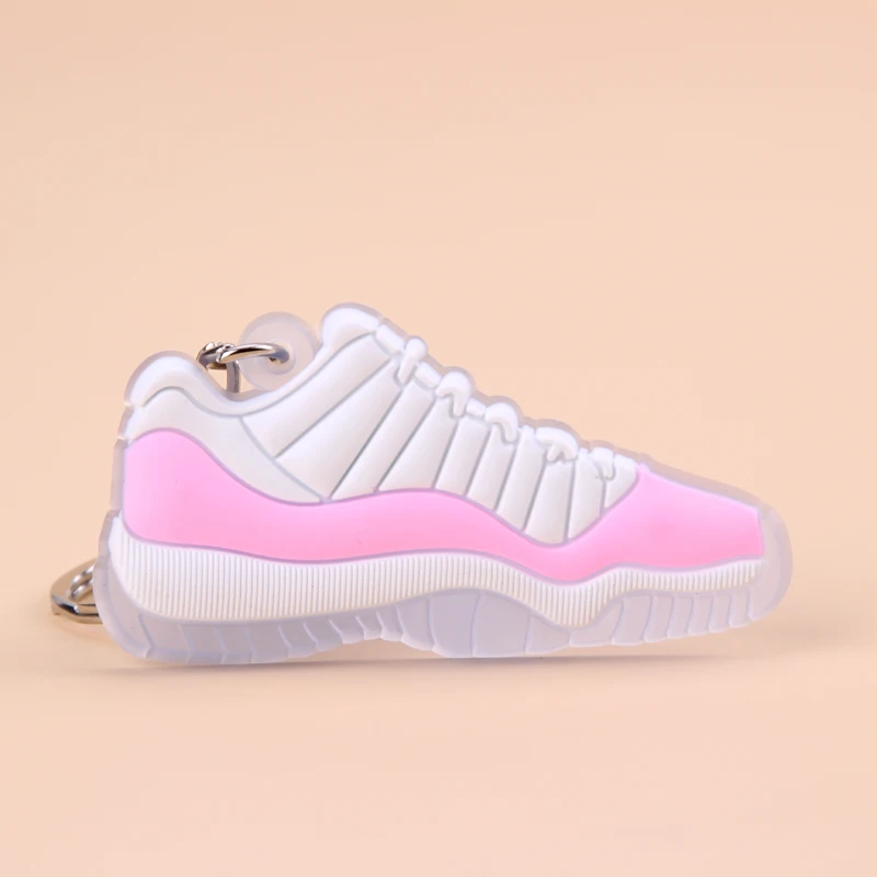 Picture Color06 Мини Jordan 11 брелок обуви Для мужчин Wome/дети c логотипом отличный подарок для баскетбола брелок-кроссовок для ключей ключ держатель porte Clef - Цвет: Picture Color06