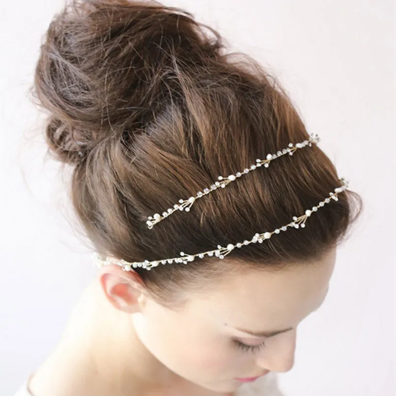 Горячая Распродажа тиара Свадебная расческа для волос Винтажный стиль свадебные