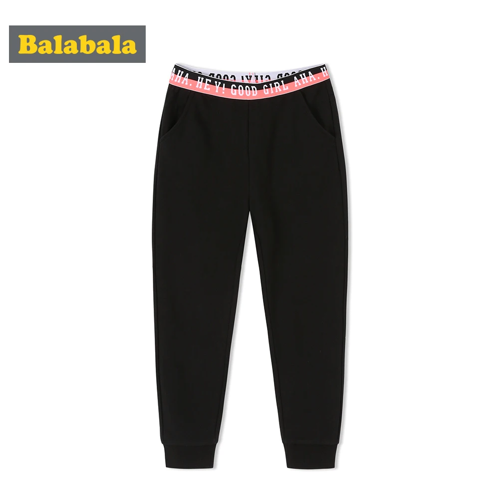 Balabala/спортивные штаны для девочек спортивные брюки без застежки