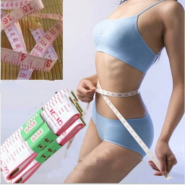 Новая Милая пластиковая лента для измерения диеты портной швейная ткань линейка