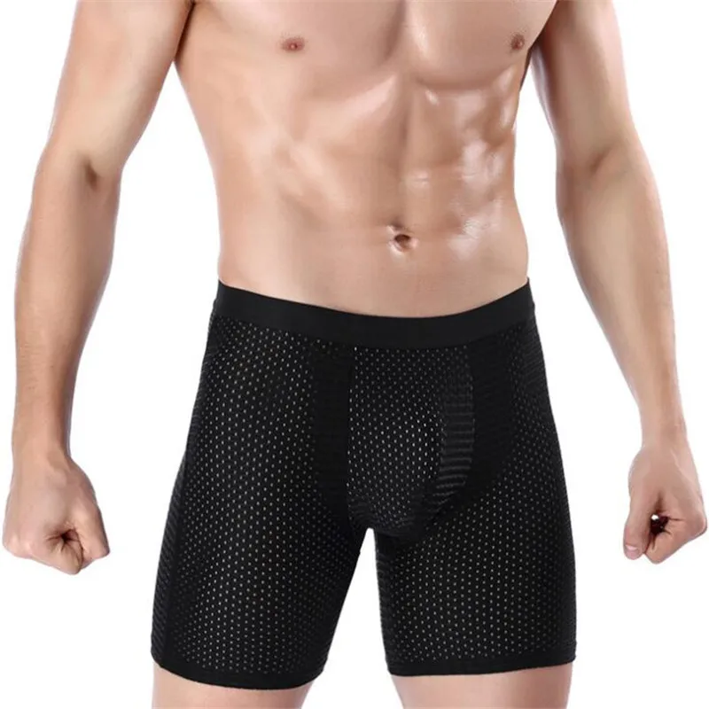 

Cotton Men's Underwear Breathable Boxer Male Long Sexy Boxers Shorts Fashion Underwear Men Underwear Boxer Mens Long Shorts