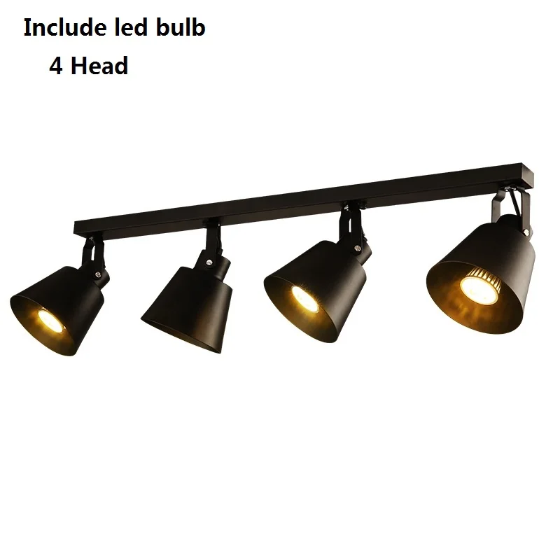 Винтажный чердак светодиодный потолочный светильник промышленный плафон для