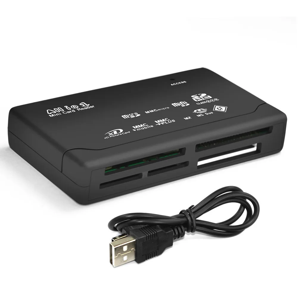 Высокоскоростной Универсальный USB 2 0 кард ридер для всех цифровых карт памяти CF SD