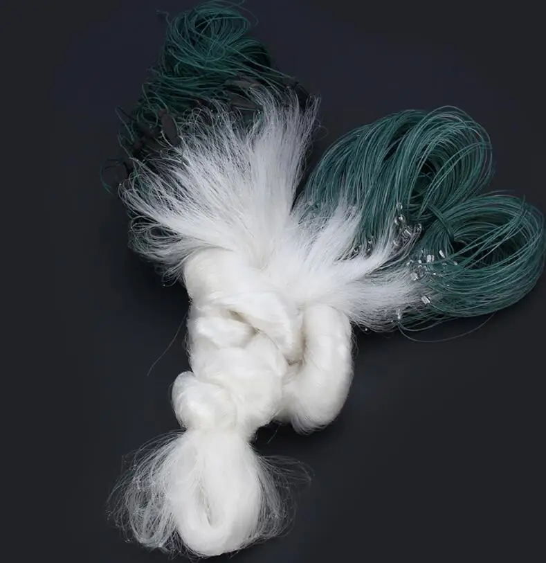 Finefish рыболовная сеть 1 5*100 м 3 слоя сети из мононити для рыбалки жаберная с