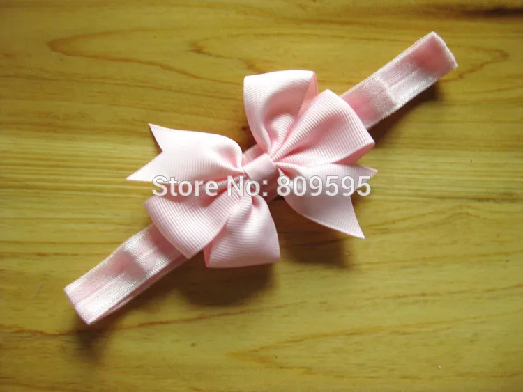 Оптовая продажа 20 шт./лот однотонная повязка на голову эластичная складная