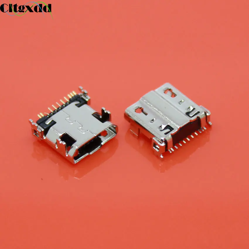Cltgxdd 50 шт. для Samsung Galaxy S4 i9500 Note 2 N7100 Micro USB разъем зарядного устройства порт Разъем
