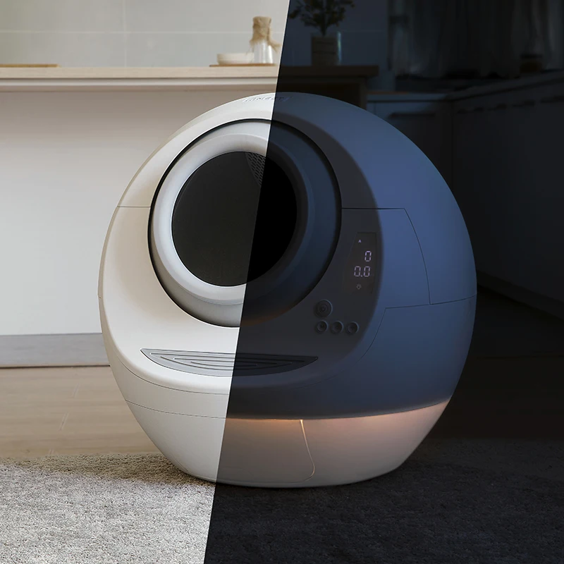 Автоматический очиститель для туалета кошачьих туалетов полностью закрытый