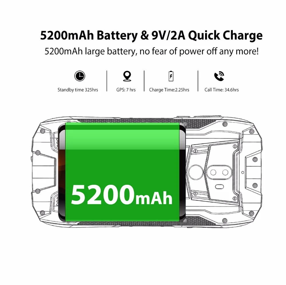 Оригинальный Oukitel WP5000 IP68 водонепроницаемый прочный смартфон 5 7 &quot18:9