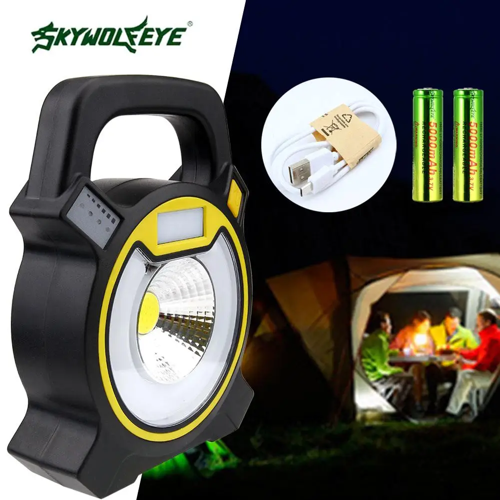 2000 лм 4 режима 20 x SMD LED USB перезаряжаемая портативная лампа для палатки фонари