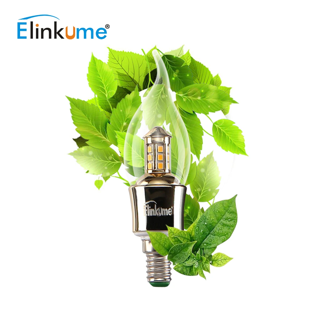 MUMENG E14 светодио дный свечки 2835SMD лампы высокой Яркость 5 Вт SMD2835 18 25 s AC85-265V теплый