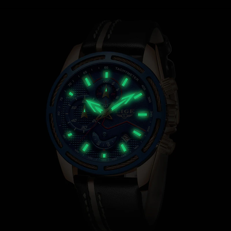 Men Watches LIGE Top Brand Luxury Fashion Business Watch Military Waterproof Chronograph Male Sports Relogio Masculino | Наручные часы