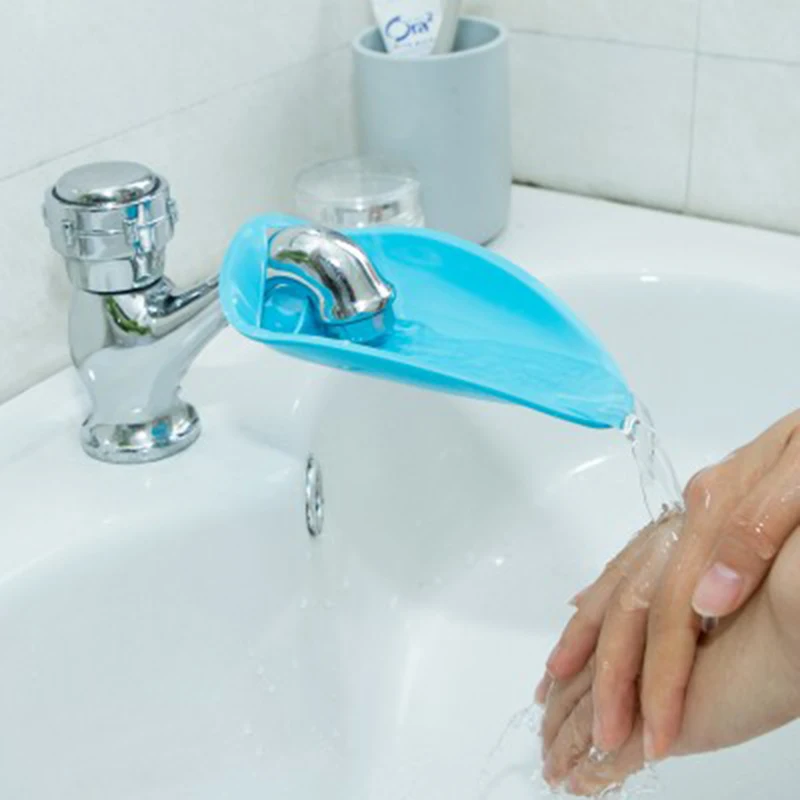Малыш ручная Стирка в Ванная комната раковина кран Extender для помочь детям малыша