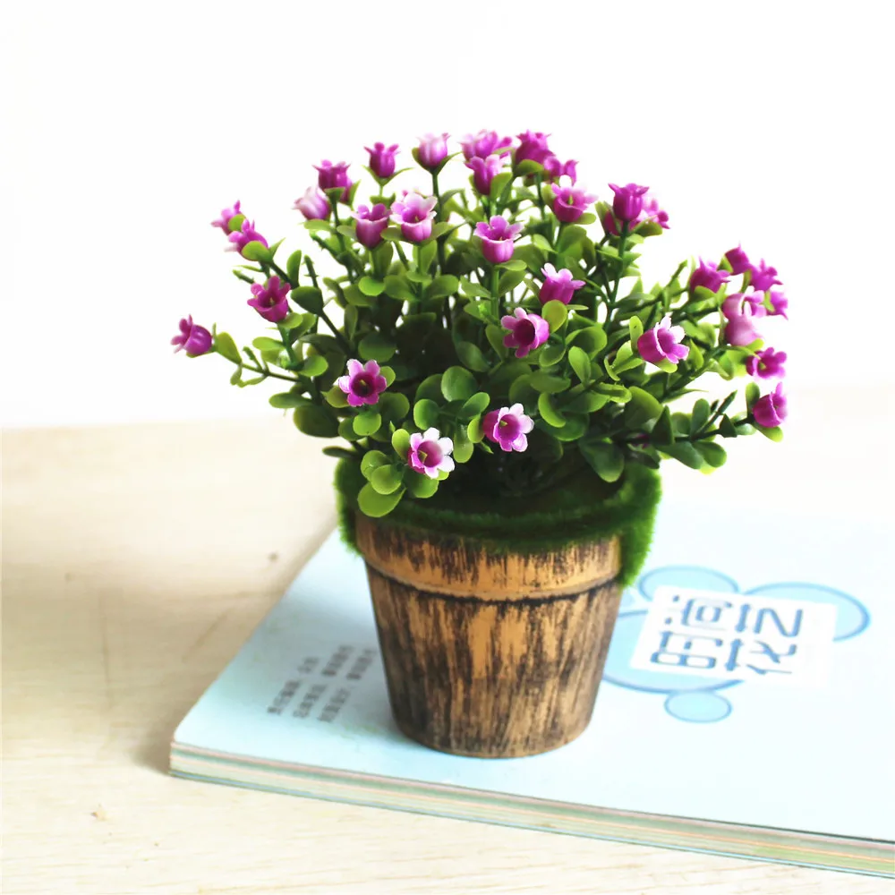 1 piece of plastic simulation artificial Milan rose bonsai flower home wedding party decoration | Дом и сад