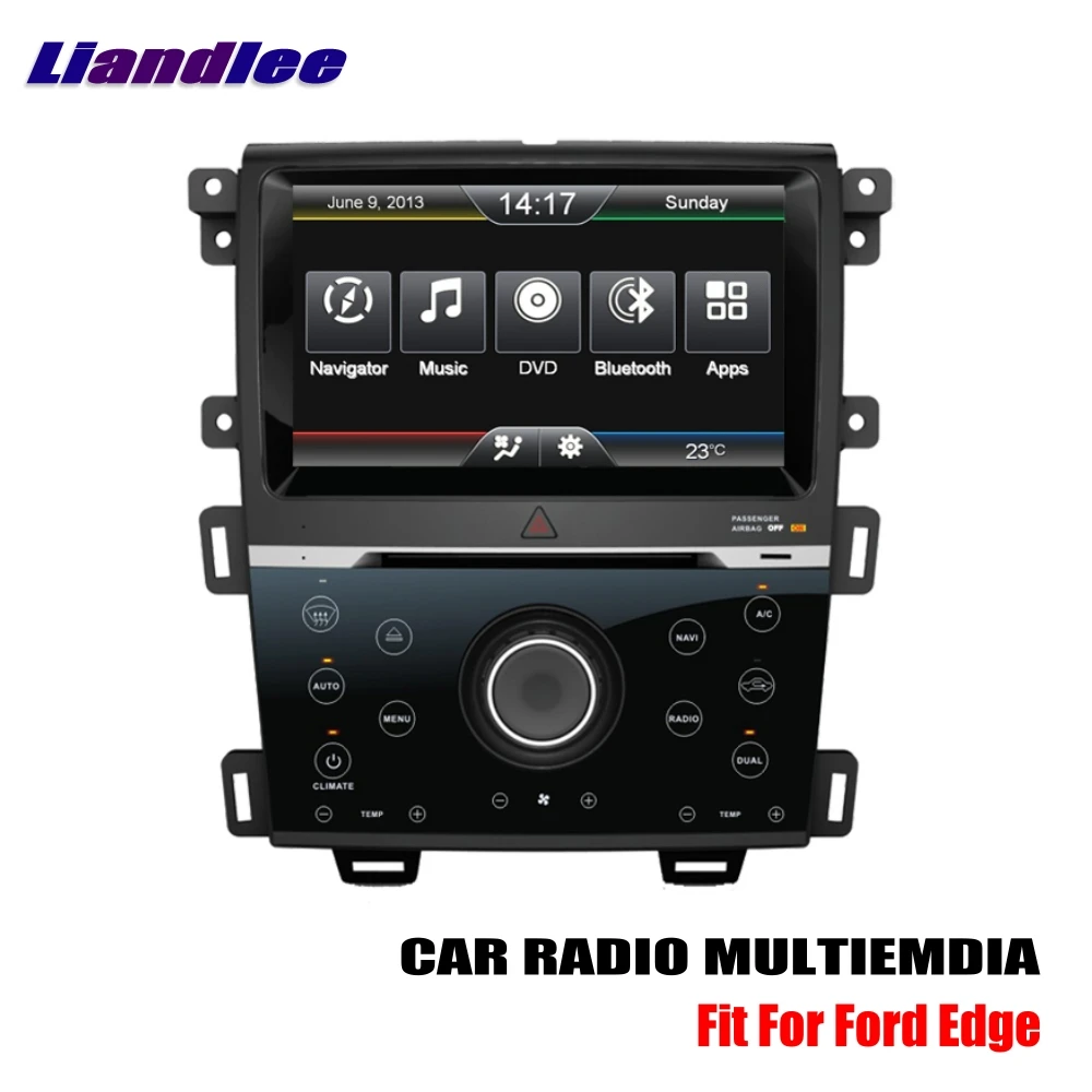 Liandlee для Ford Edge 2011~ Wince автомобильное радио CD DVD плеер gps Navi навигационные карты камера OBD ТВ экран мультимедиа
