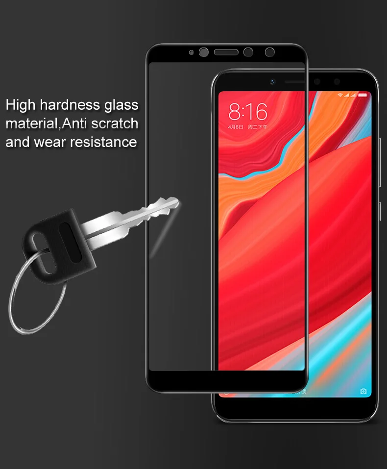 2 шт Стекло для Xiaomi Redmi S2 защита экрана закаленное стекло 9H Защитная пленка