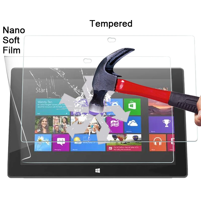 Для Microsoft Surface RT 10 6 ''TAB Взрывозащищенная нано мягкая пленка на складе лучшее