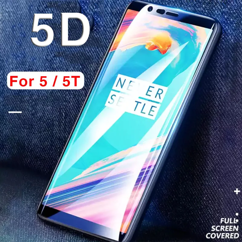 5d для Oneplus 5t защитный чехол из закаленного стекла для экрана One Plus 5 T T5 Oneplus5 Oneplus5t Plus5 Plus5t защитный 9h