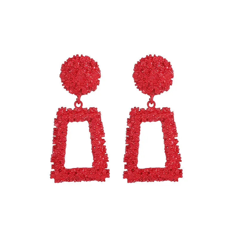 Newest Fashion Vintage Earrings For Women European Design Drop Geometric Statement Metal Earring Gift Friend | Украшения и