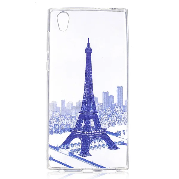 Для Капа sony Xperia L1 чехол G3311 G3312 G3313 Мягкие TPU окрашенные телефон защитный назад для