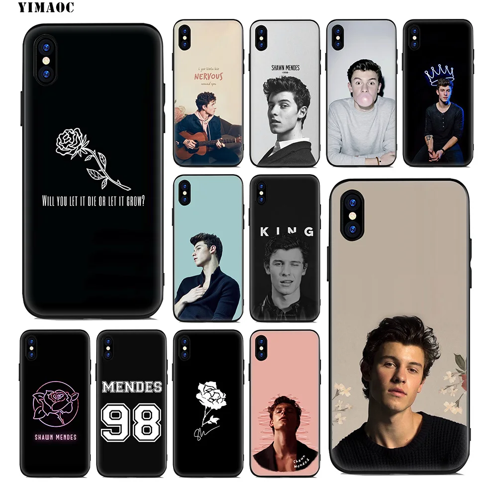 YIMAOC Shawn Mendes Soft Silicone Case for iPhone 11 Pro Xr Xs Max X or 10 8 7 6 6S Plus 5 5S SE | Mobile Phone Cases &amp Covers