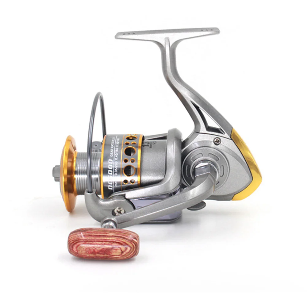 

Portable Spinning Boat Fishing Reel Wheel Metal Handle 13BB Ball Bearing DC1000-DC7000 Series MC889