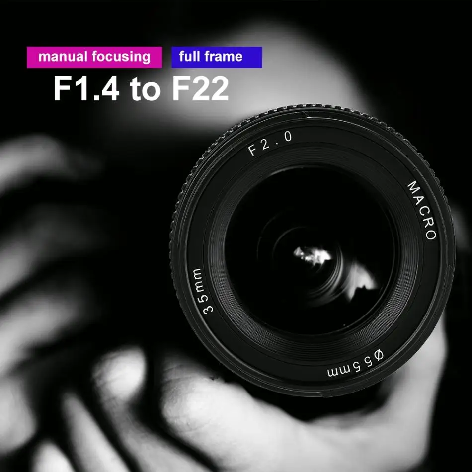 50 мм ручной Foucs F1.4 полный кадр Большая диафрагма Prime объектив для Sony-E Mount беззеркальных камер горячая распродажа