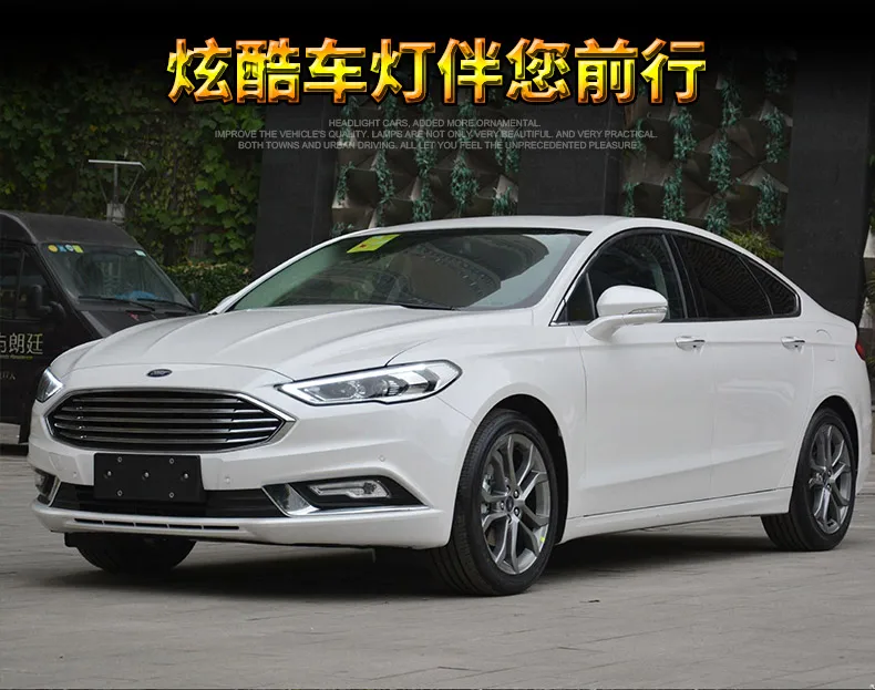 Hireno налобный фонарь для Ford Mondeo Автомобильная фара в сборе светодиодный DRL ангел объектив двойной луч HID Xenon 2 шт