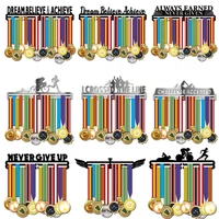 inspirational medal hanger metal medal holder sport medal display rack hold 36 medals