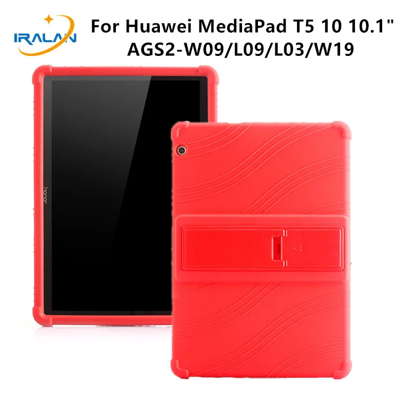 Силиконовый защитный чехол подставка для Huawei MediaPad T5 10 AGS2 W09/L09/L03/W19 мягкий huawei honor pad