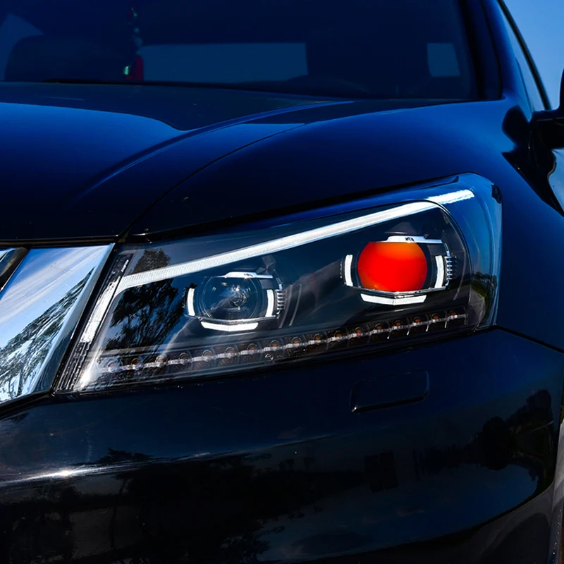 Автомобильный Стайлинг для автомобиля налобный фонарь Honda Accord светодиодный