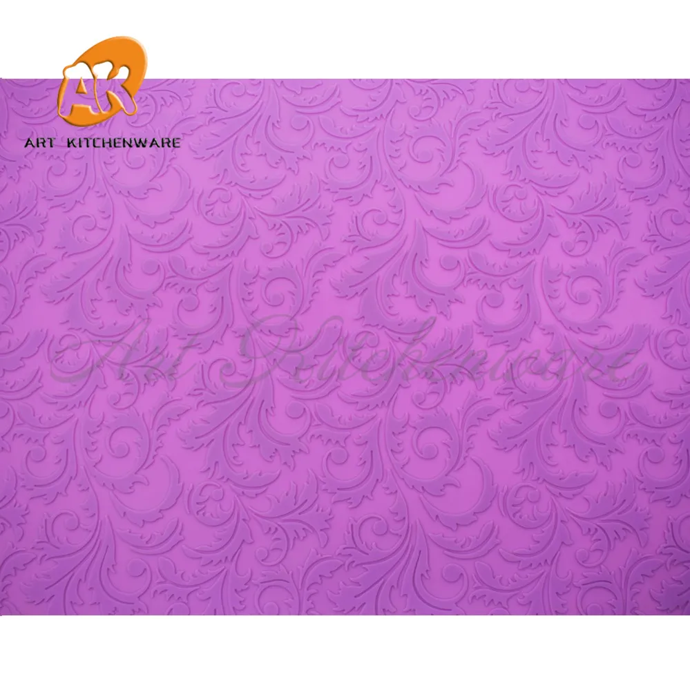 

New Fondant Mould Lace Mat Leaves Impression Mats Silicone Lace Mat Cake Lace Mold Silicone Sugar Lace Mat Decorative