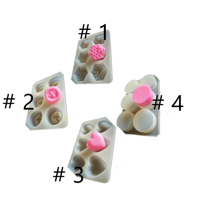 

Connected Silicone Molds For Soap Making Handmade Craft Bee Round Heat Soap Mold DIY Moon Cake Pudding Mould