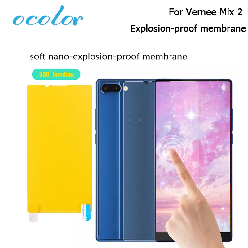 Ocolor 2 шт без стекла для Vernee Mix анти Взрывная защитная пленка замена экрана Защита