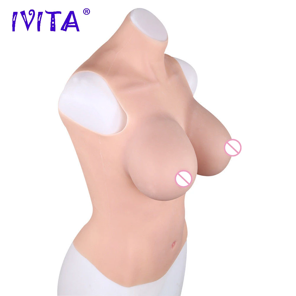 Реалистичная силиконовая форма груди IVITA s искусственные для трансвеститов