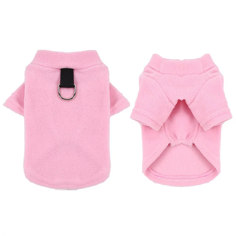 Эластичный флисовый жилет для собак и кошек пуловер свитер котенок кошка