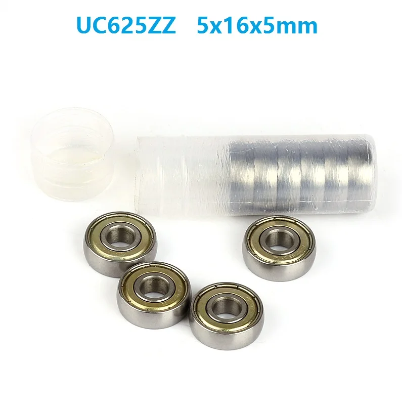 100pcs/lot UC625ZZ 5x16x5 mm Car sliding door pulley spherical bearings arc track bearing 5*16*5 CS625 | Обустройство дома