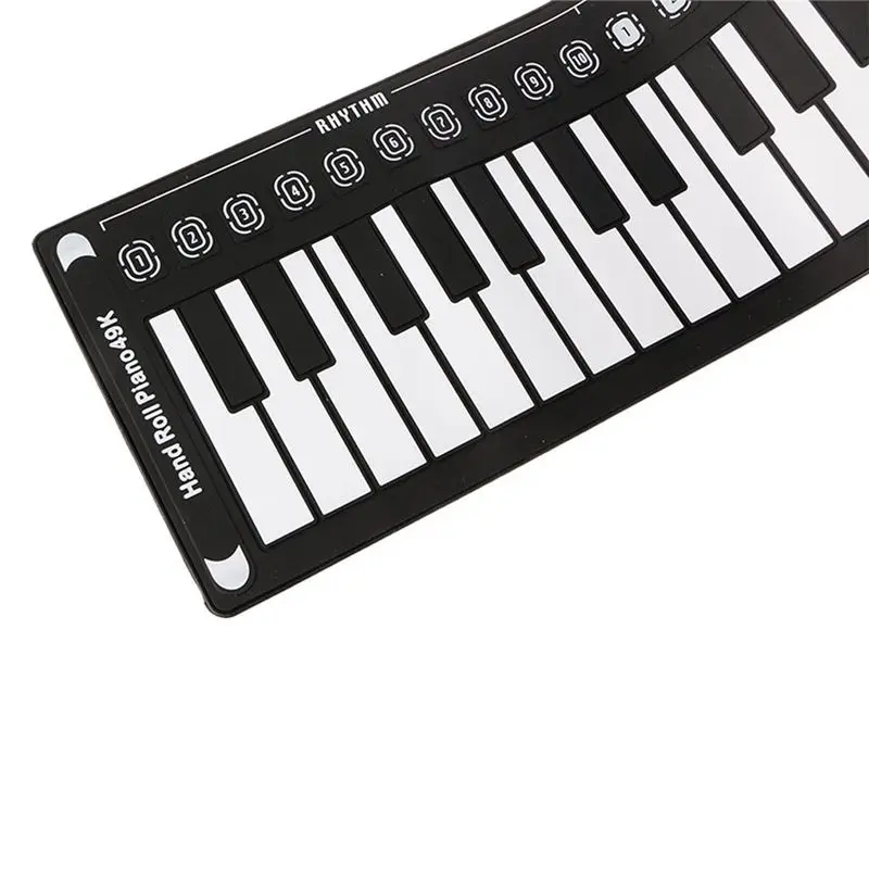 Multi Style Portable 49 Keys Flexible Silicone Roll Up Piano Folding Electronic Keyboard For Children | Спорт и развлечения