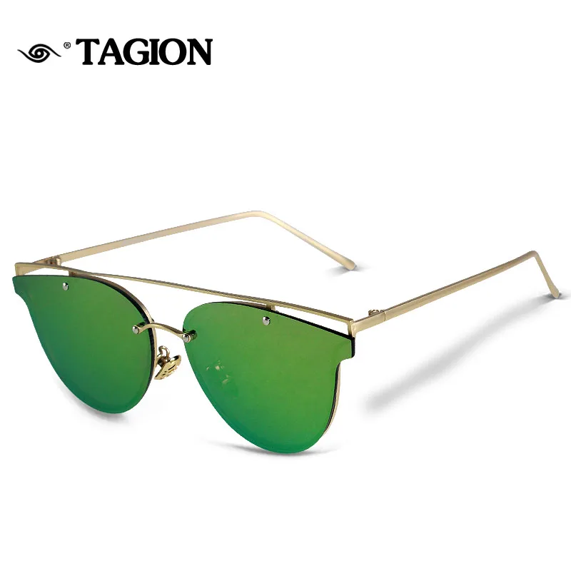TAGION горячая Распродажа Модные солнцезащитные очки женские кошачий глаз 6839 |